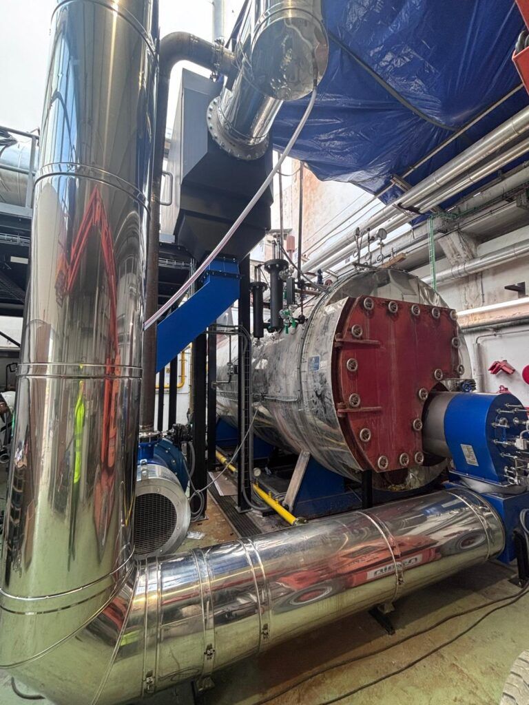 has carried out the renewal of the combustion system in a cardboard plant in the Navarre community - Soluciones Integrales de Combustión